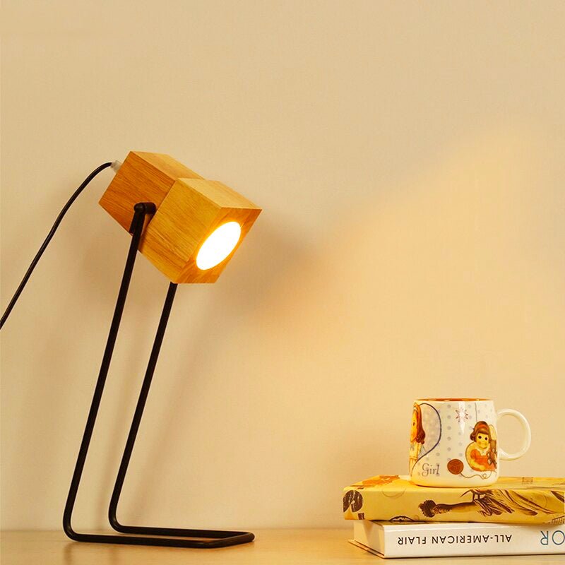 Lampe De Chevet Bois Ajustable