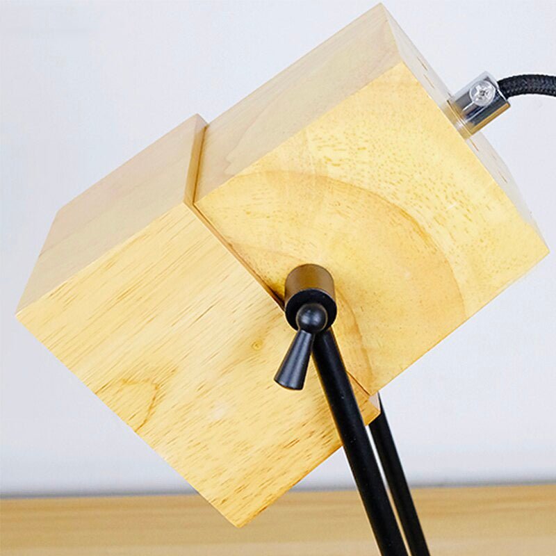 lampe nuit en bois