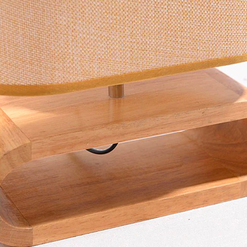 lampe de chevet décorative en bois