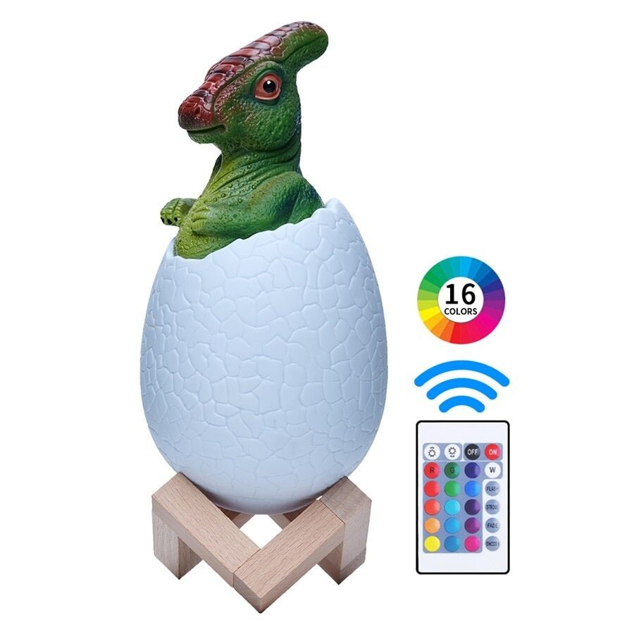 lampe de chevet enfant motif dinosaure