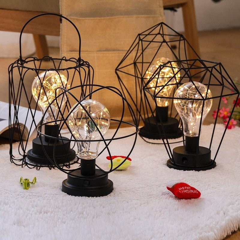 Lampe De Chevet Industrielle À Piles