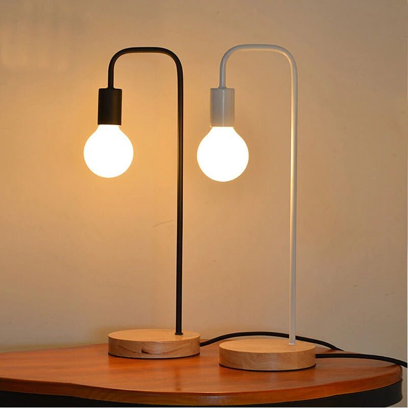 lampe de chevet en métal edison