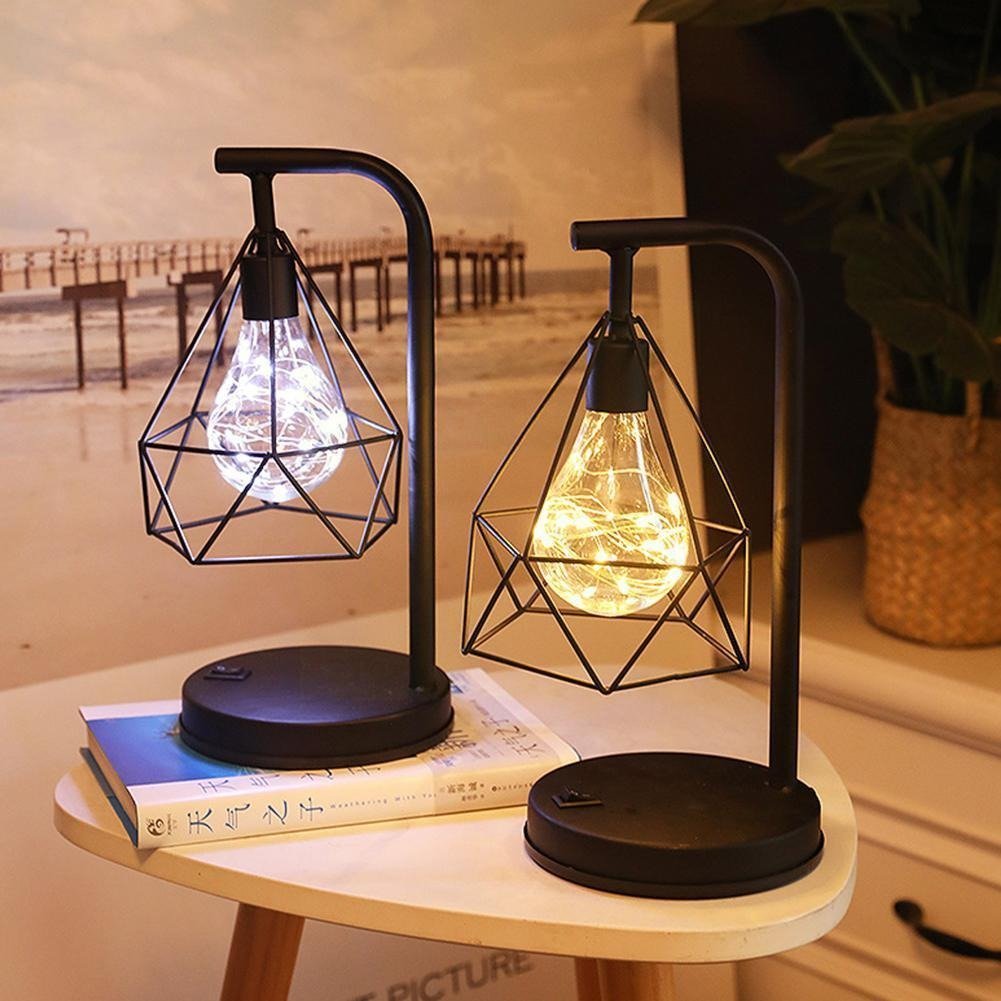 Lampe De Chevet Industrielle Sans Fil
