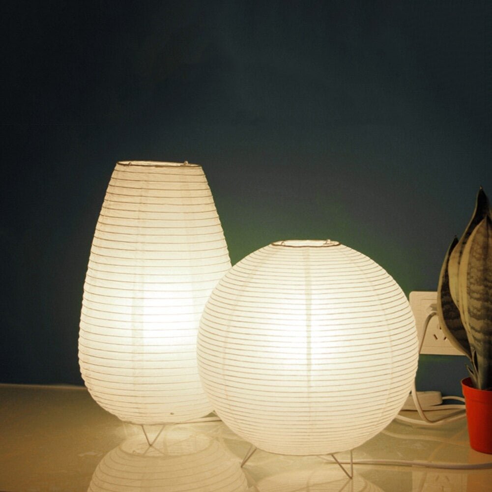 Lampe De Chevet Lanterne Papier Japonaise