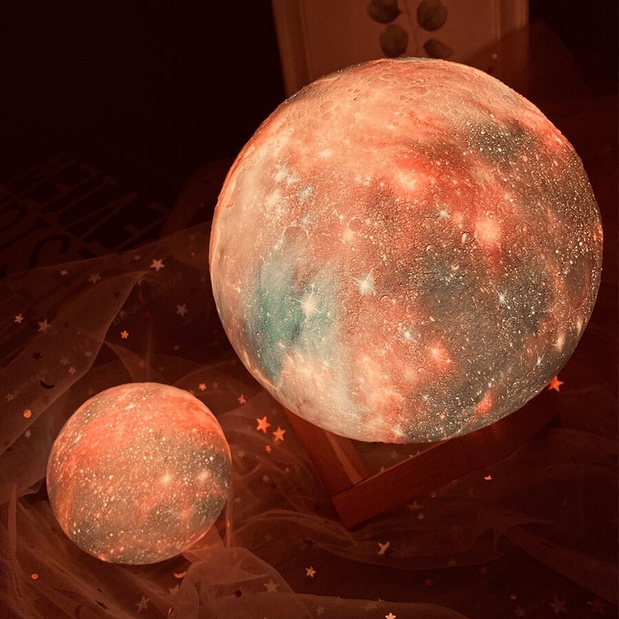 lampe de chevet galaxie lumineuse