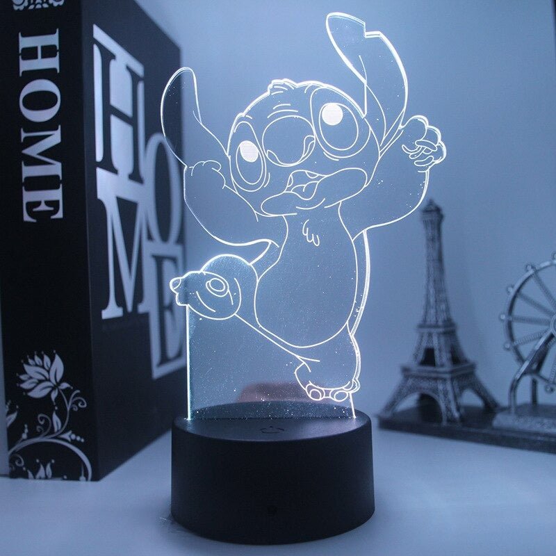 lampe de chevet en forme de stitch