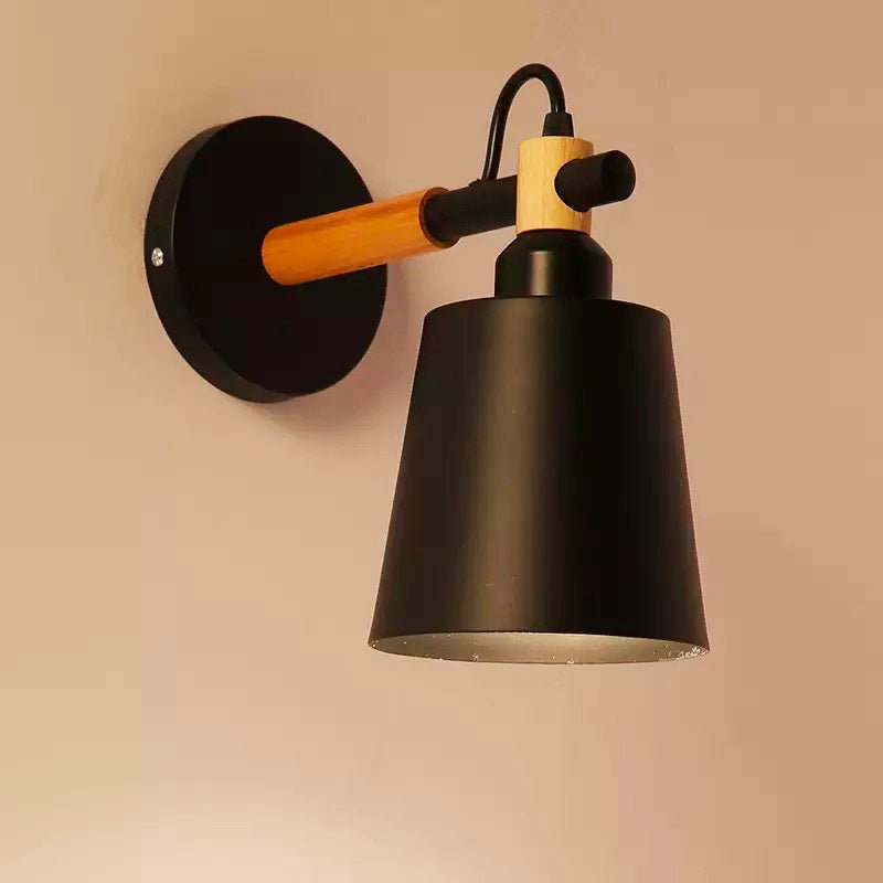 luminaire bois nordique pour chevet