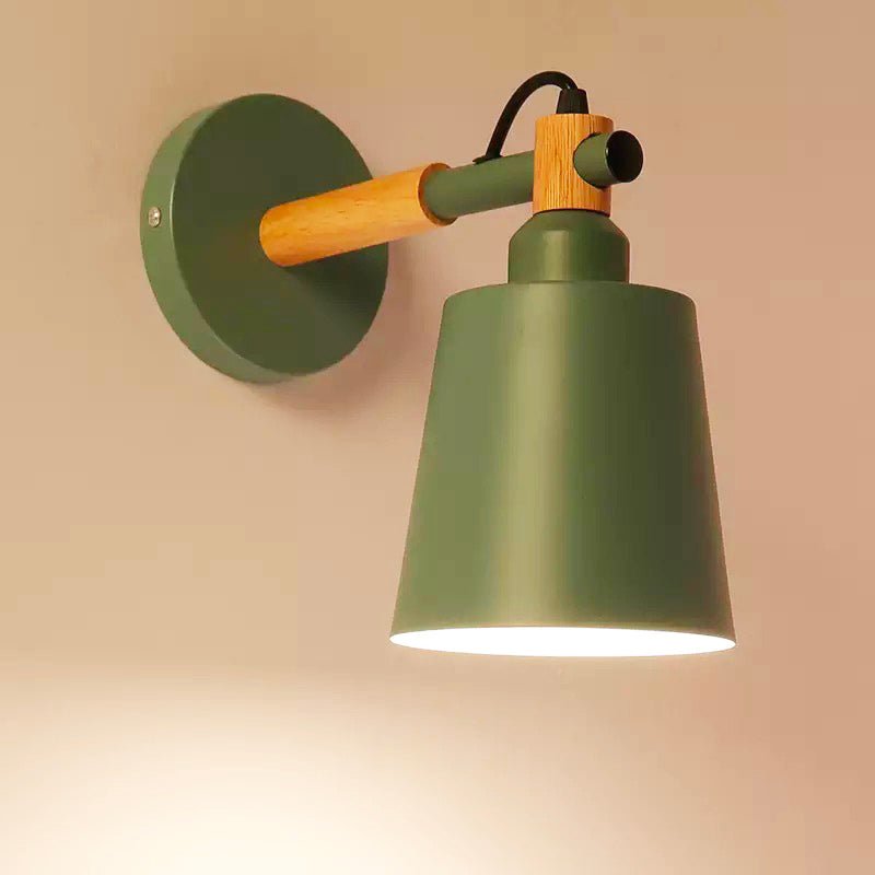 lampe de chevet en bois design nordique