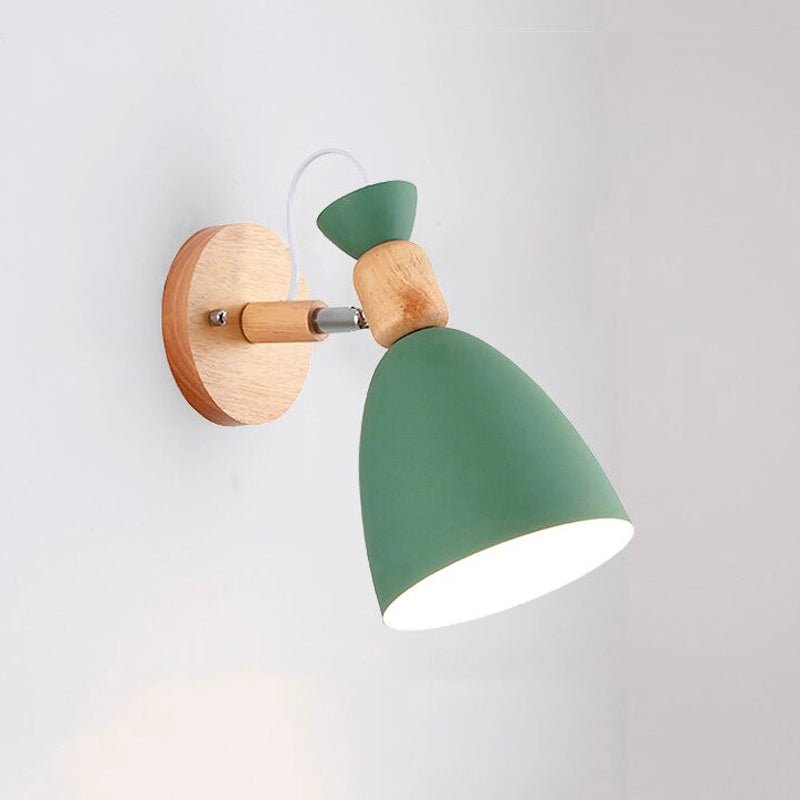 lampe de chevet en bois style scandinave