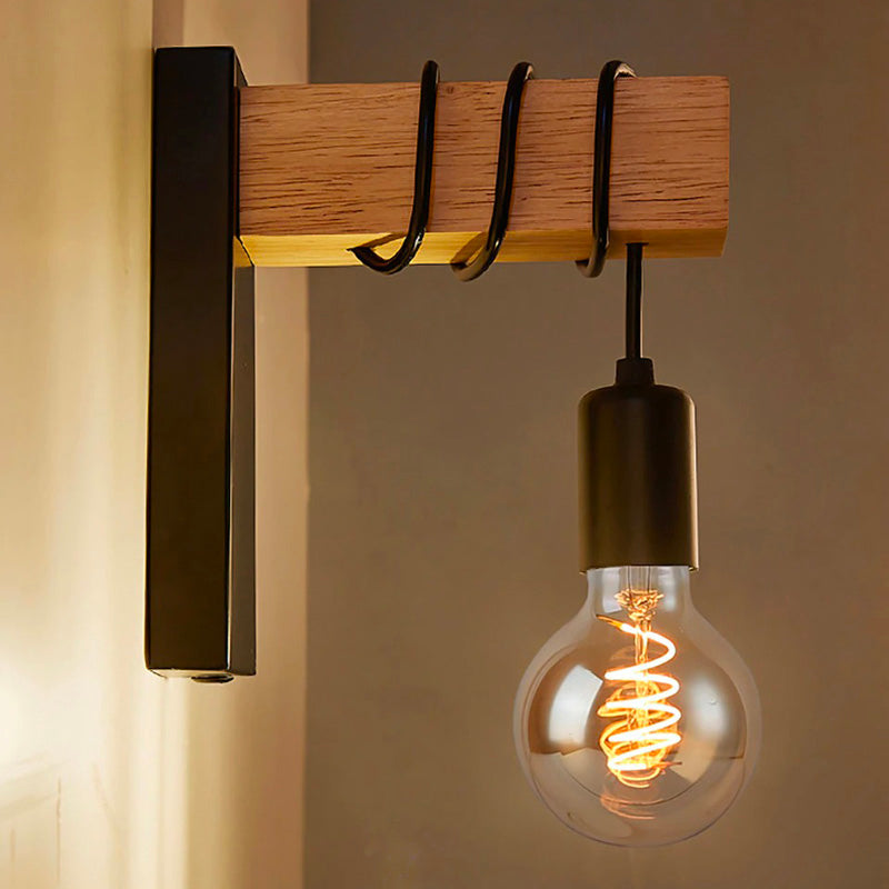 Lampe de chevet Murale Industrielle Carrée