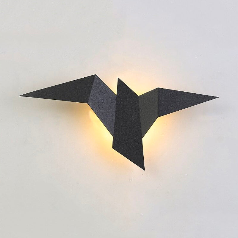 lampe murale oiseaux stylisés