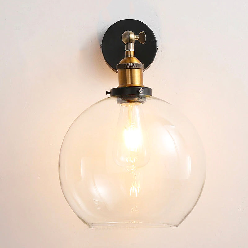 Lampe de chevet Murale Vintage en Verre