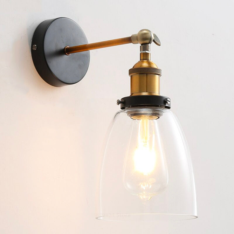 lampe vintage en verre pour chambre