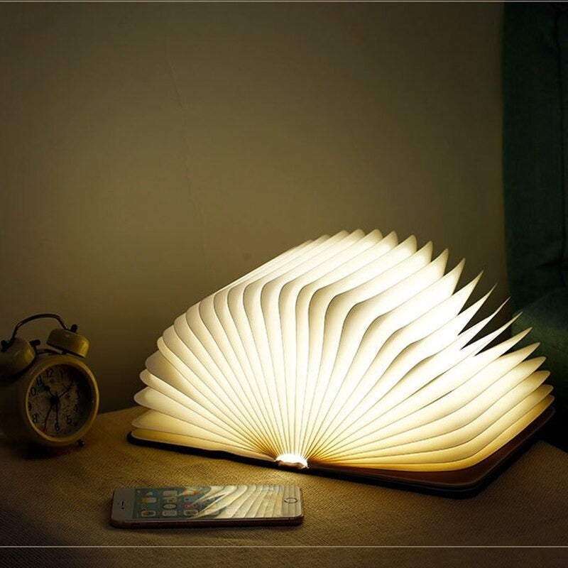 lampe de chevet design livre lumineux