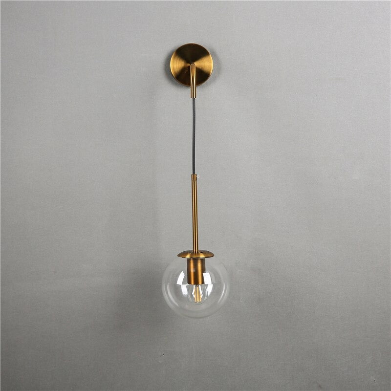 Lampe de chevet Suspendue Murale en Verre